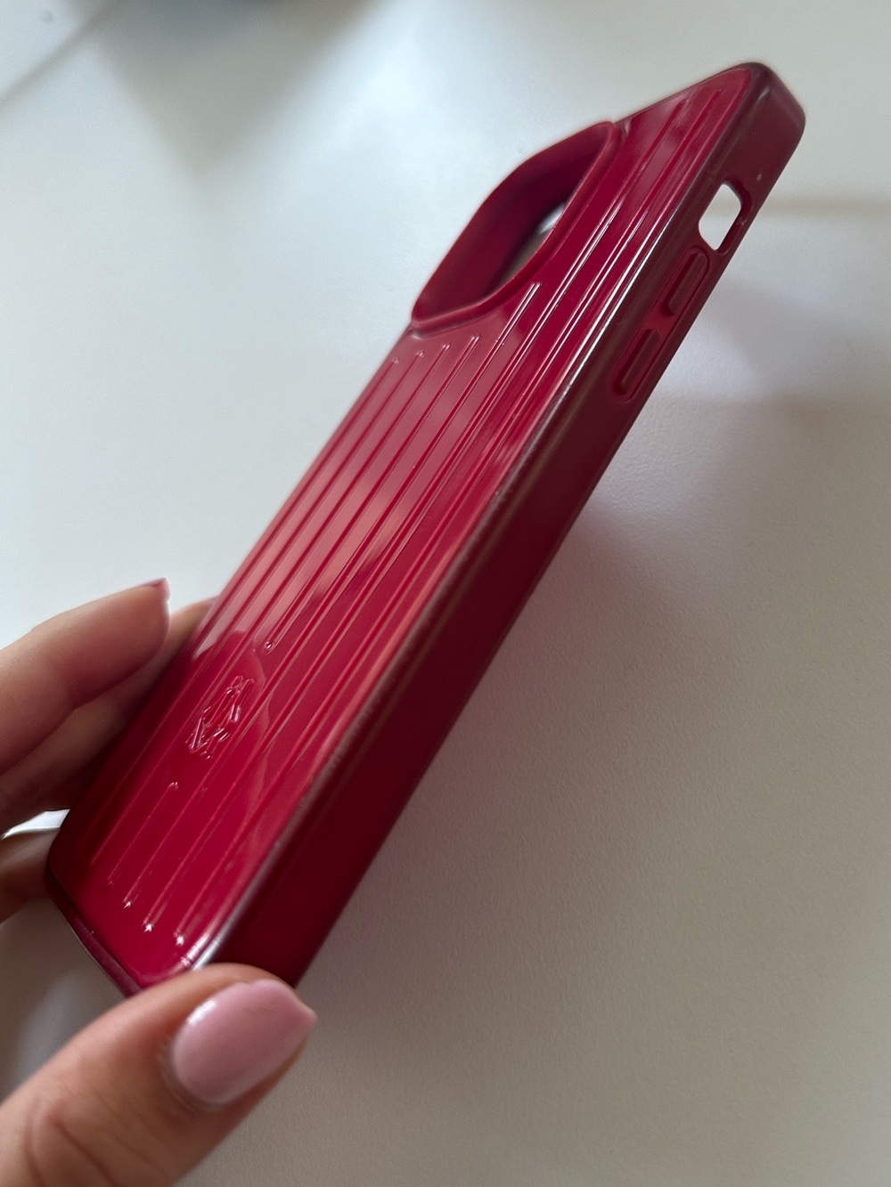 RIMOWA 14 Pro Max iPhone Case - Raspberry Pink - Picture 10 of 11